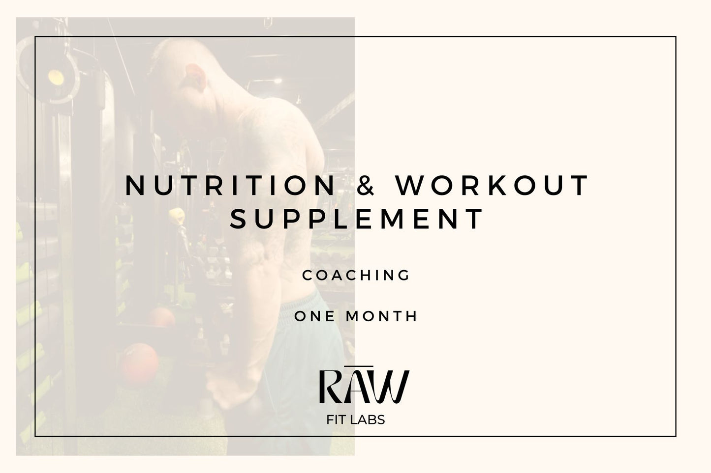 Nutrition Guidance & Workouts